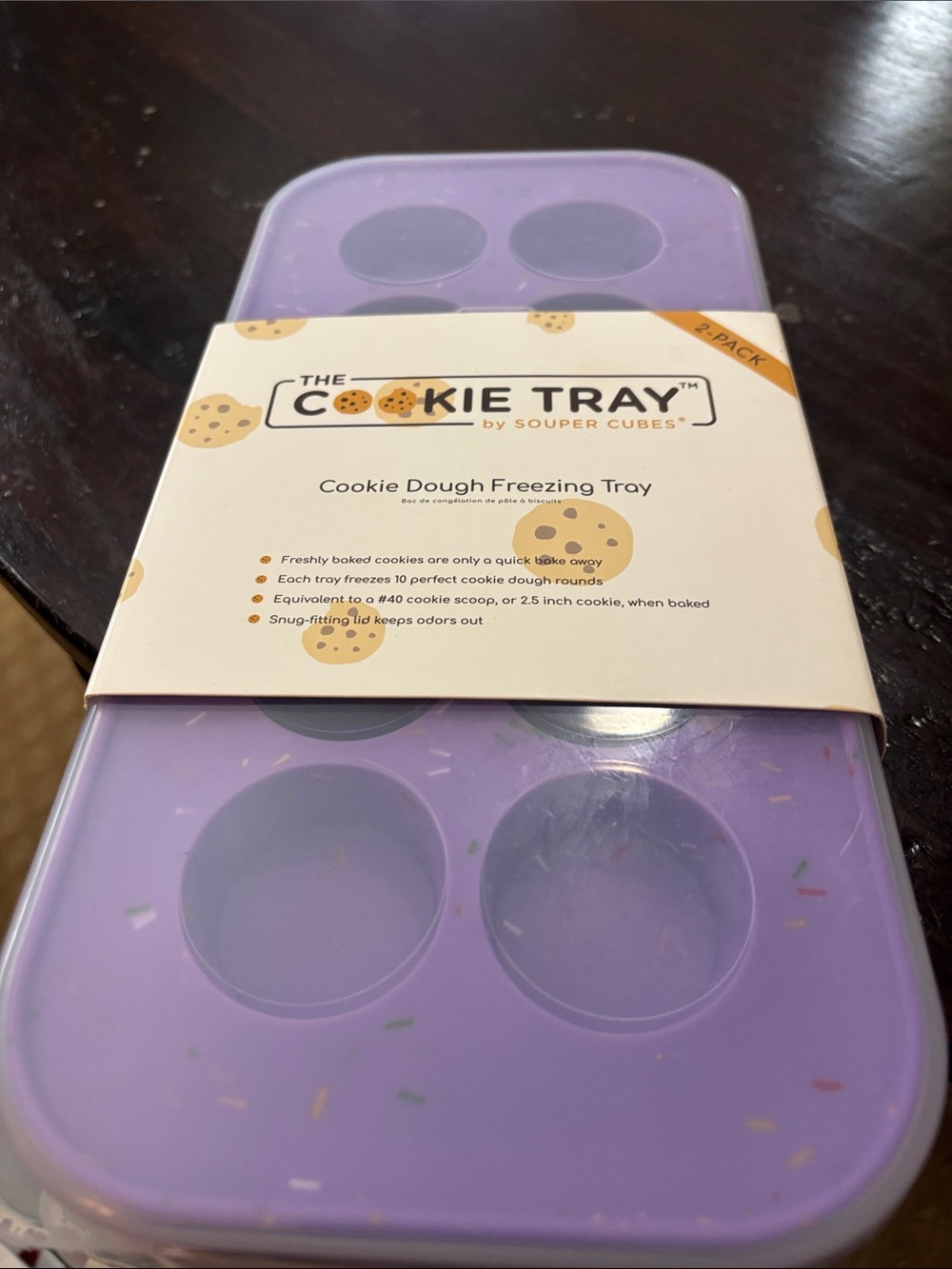 Cookie Dough Freezing Tray